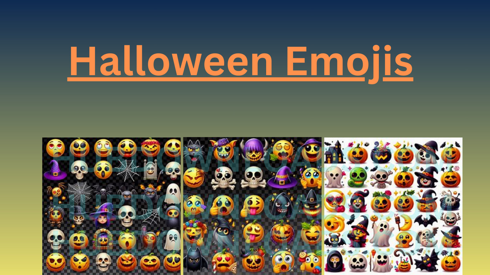 Halloween Emojis: Spooky Pumpkins, Ghosts, Witches, and More