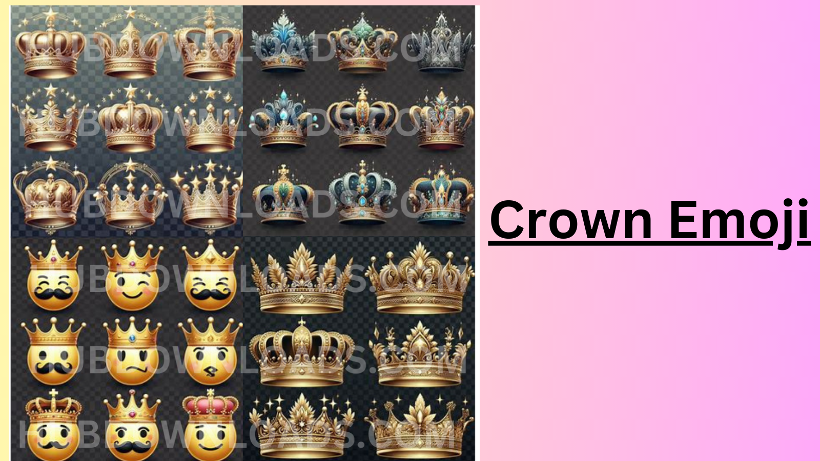 crown emoji, crown emoji clipart, royal designs, digital art, graphic design, social media graphics, crown emoji images, emoji art, luxury designs